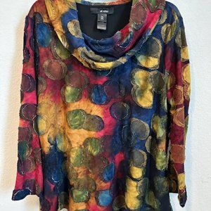 Ali Miles | Cowl Neck, Cami Lined, ladies top, Petite XL